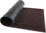 NINAMAR Rubber Door Mat (29.5” x 17.5”) - Durable Non-Slip Indoor/Outdoor Entry Rug Made from 100% Natural Rubber - Traps Liquid & Debris - Keep Home Entrance Clean - Coffee
