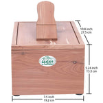 FootMatters Red Cedar Boot & Shoe Care Shine Box Kit