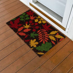 Ninamar Door Mat Autumn Leaves - Natural Coir - 29.5 x 17.5 inch