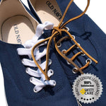 SafetyCare Genuine Leather Boot & Shoe Laces - Easy Sizing Cut to Fit - Foot Matters
