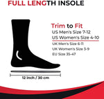 JobSite Odor Stop Insoles - Activated Charcoal Insoles - 2 Pairs