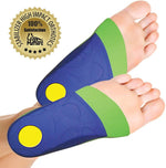 FootMatters 3/4 Slim Orthotic Inserts – for Plantar Fasciitis Pain Relief –Insoles for Women and Men with Arch Support & Heel Cup - US Men 9-10.5 Women 10-11.5