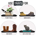 JobSite Heavy Duty Boot Tray, Multi-Purpose for Shoes, Pets, Garden - 15 x 28 Inch - Foot Matters