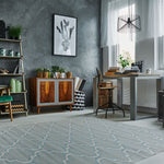 Ninamar Indoor/Outdoor Patio Rugs – Reversible, Waterproof, Lightweight, UV & Stain Resistant – Durable Plastic Décor Rug - Portable for Beach, Deck, Entryway