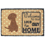 Ninamar Natural Coir Welcome Door Mat - 29.5 x 17.5 inch - Foot Matters