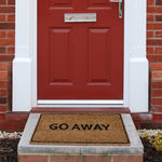 Ninamar Door Mat "Go Away" Natural Coir – 29.5 x 17.5 inch - Foot Matters