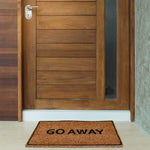 Ninamar Door Mat "Go Away" Natural Coir – 29.5 x 17.5 inch - Foot Matters