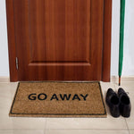 Ninamar Door Mat "Go Away" Natural Coir – 29.5 x 17.5 inch - Foot Matters