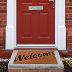 Ninamar Door Mat Welcome Natural Coir - 29.5 x 17.5 inch - Foot Matters
