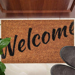Ninamar Door Mat Welcome Natural Coir - 29.5 x 17.5 inch - Foot Matters