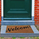 Ninamar Door Mat Welcome Natural Coir - 29.5 x 17.5 inch - Foot Matters