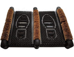 Ninamar Mud Scrubber Rubber Brush Mat - Scrub & Scrape Muddy Shoes - Foot Matters