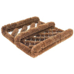 Ninamar Natural Coir Boot Scrubber Door Mat - 12 x 13 inch - Foot Matters