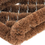 Ninamar Natural Coir Boot Scrubber Door Mat - 12 x 13 inch - Foot Matters