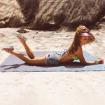 Ninamar Indoor/Outdoor Patio Rugs – Reversible, Waterproof, Lightweight, UV & Stain Resistant – Durable Plastic Décor Rug - Portable for Beach, Deck, Entryway