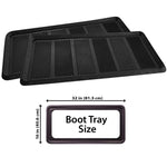 SafetyCare Rubber Shoe & Boot Tray - Multi-Purpose - 32 x 16 Inches - Foot Matters