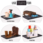 SafetyCare Rubber Shoe & Boot Tray - Multi-Purpose - 32 x 16 Inches - Foot Matters
