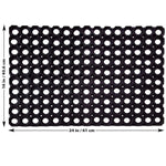 SafetyCare Interlocking Rubber Drainage Floor Mat - Anti-Fatigue - 24 x 16 Inches - Foot Matters