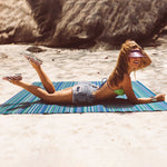 Ninamar Indoor/Outdoor Patio Rugs – Reversible, Waterproof, Lightweight, UV & Stain Resistant – Durable Plastic Décor Rug - Portable for Beach, Deck, Entryway