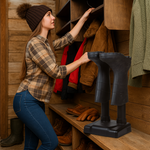 JobSite Boot Dryer - Silent Shoe Dryer & Warmer For Work Boots, Gloves & Shoes - Fanless Convection Dry - Helps Reduce Odor