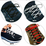 FootMatters Flat No Tie Elastic Stretch Shoe Laces - Foot Matters