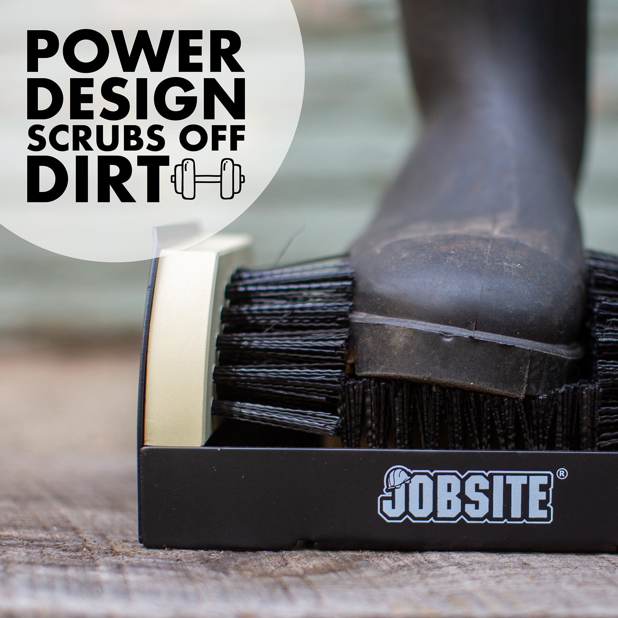Heavy Duty Jobsite Deck Scrub Brush