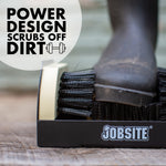 JobSite Boot Scrubber - The Original Shoe Scraper & Cleaner Brush