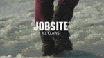 JobSite Ice Claws Snow and Ice Traction Cleats Easily Grips Over Boots and Shoes One Size Fits Men and Women