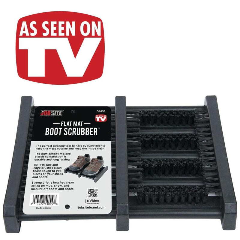 JobSite Boot Scrubber Brush Mat Scrub & Scrape Muddy Shoes