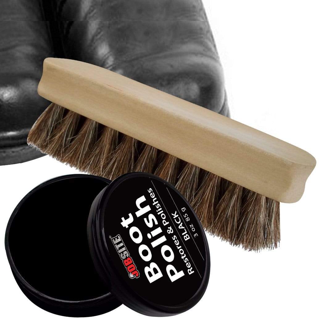 JobSite Premium Leather Boot & Shoe Polish Cream - Restores, Condition –  FootMatters Webstore