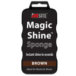 JobSite Instant Express Leather Boot & Shoe Shine Sponge - Fits in Purse or Bag for Quick Shine Buff on the Go for Leather & Vinyl Shoes, Boots, Purse, Belt and Car Auto Upholstery - Foot Matters