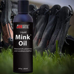 JobSite Premium Mink Oil Leather Waterproof Liquid - 8 oz. - Foot Matters