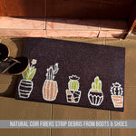 Ninamar Door Mat Cactus Natural Coir – 29.5 x 17.5 inch