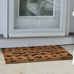 NINAMAR Woven Door Mat All Natural Coir - Extra Thick - 36 x 24 inch - Wipe Your Paws