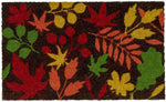 Ninamar Door Mat Autumn Leaves - Natural Coir - 29.5 x 17.5 inch