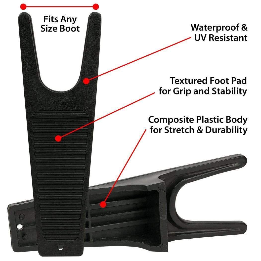 JobSite Premium Boot Puller - Rubber Grip Inlay - Shoe & Boot Remover (1  Unit) 