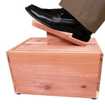 FootMatters Red Cedar Boot & Shoe Care Shine Box - Polish Kit - Foot Matters