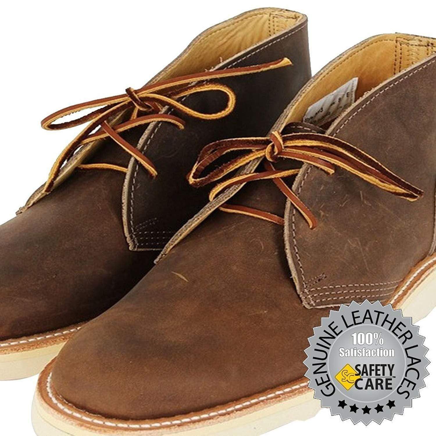 The best quality leather shoe laces guarantee safety when working