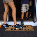 Ninamar Door Mat Come Back with a Warrant Natural Coir - 75 x 45 cm - Foot Matters