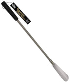 FootMatters Long Handled Metal Expander Shoe Horn Flex Spring End - Extendable & Collapsible 16" to 31" - Foot Matters