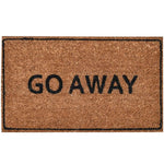 Ninamar Door Mat "Go Away" Natural Coir – 29.5 x 17.5 inch - Foot Matters
