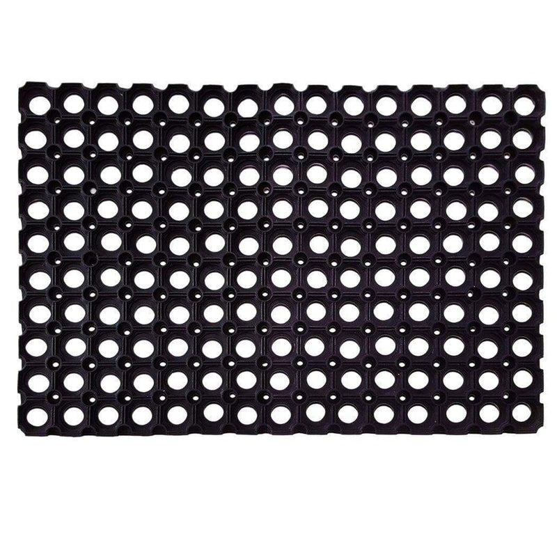 SafetyCare Interlocking Rubber Drainage Floor Mat - Anti-Fatigue - 24 x 16 Inches - Foot Matters